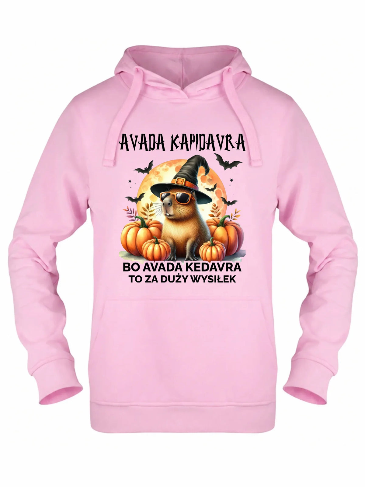 Bluza damska z kapturem halloweenowa - Kapibara - Avada Kapidavra HL21