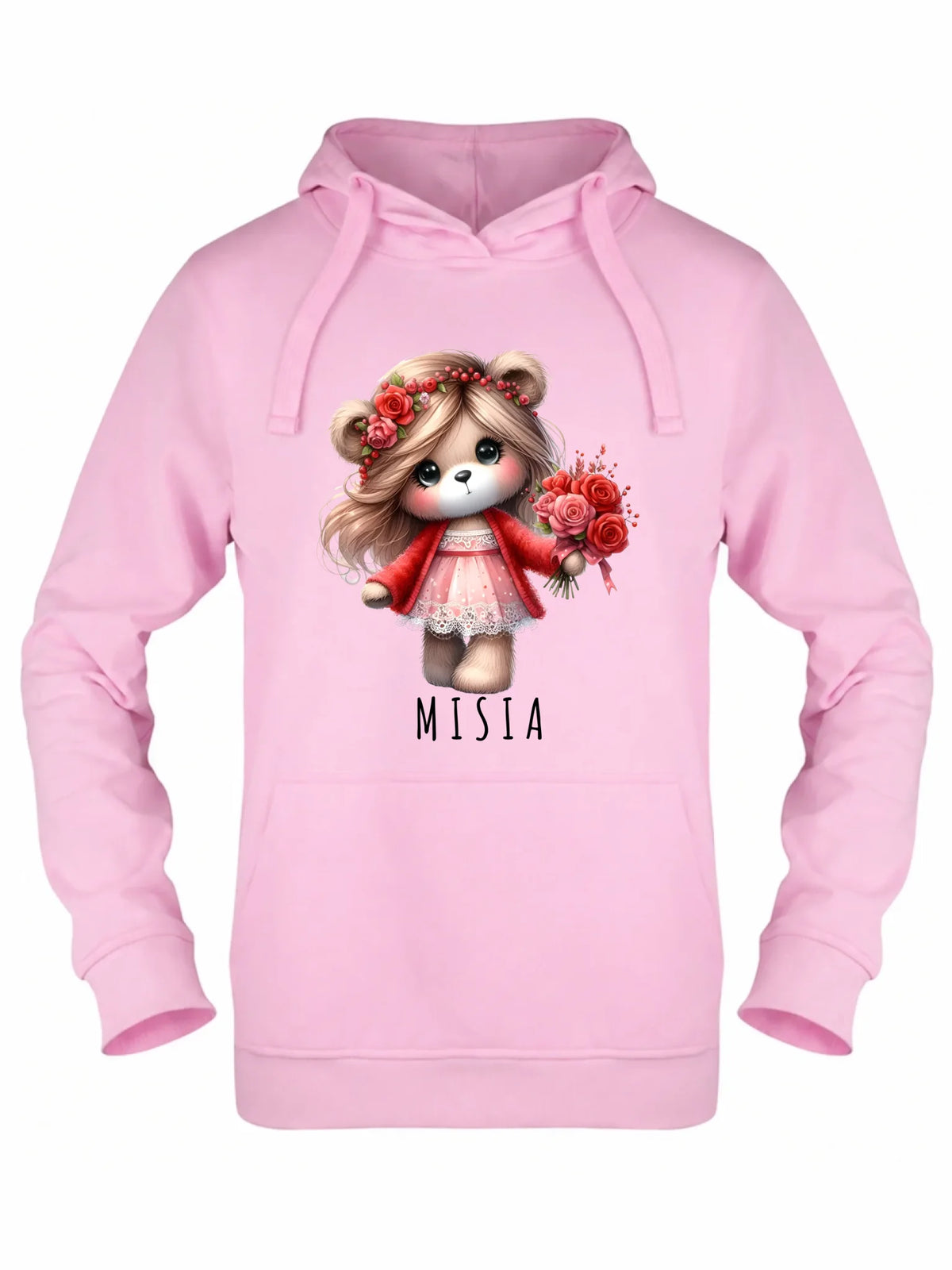 Bluza damska z kapturem - Misia W35