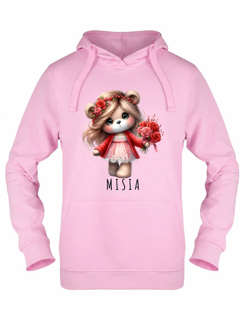 Bluza damska z kapturem - Misia W35