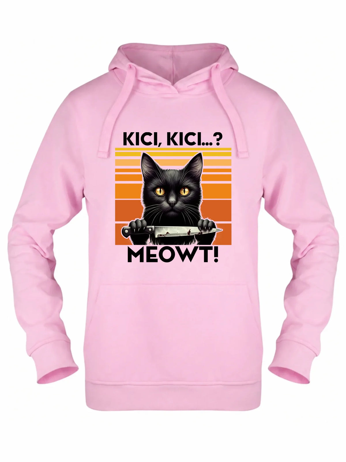 Bluza damska - Kot z nożem - Kici, kici... MEOWT! HL17