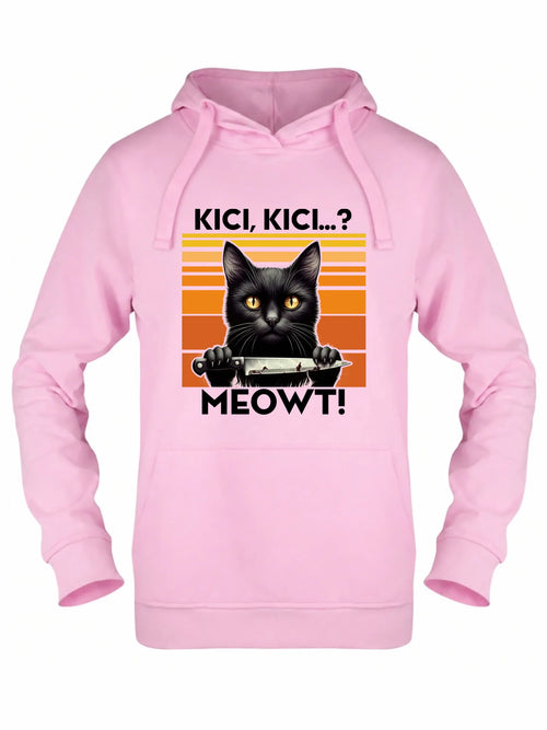 Bluza damska - Kot z nożem - Kici, kici... MEOWT! HL17