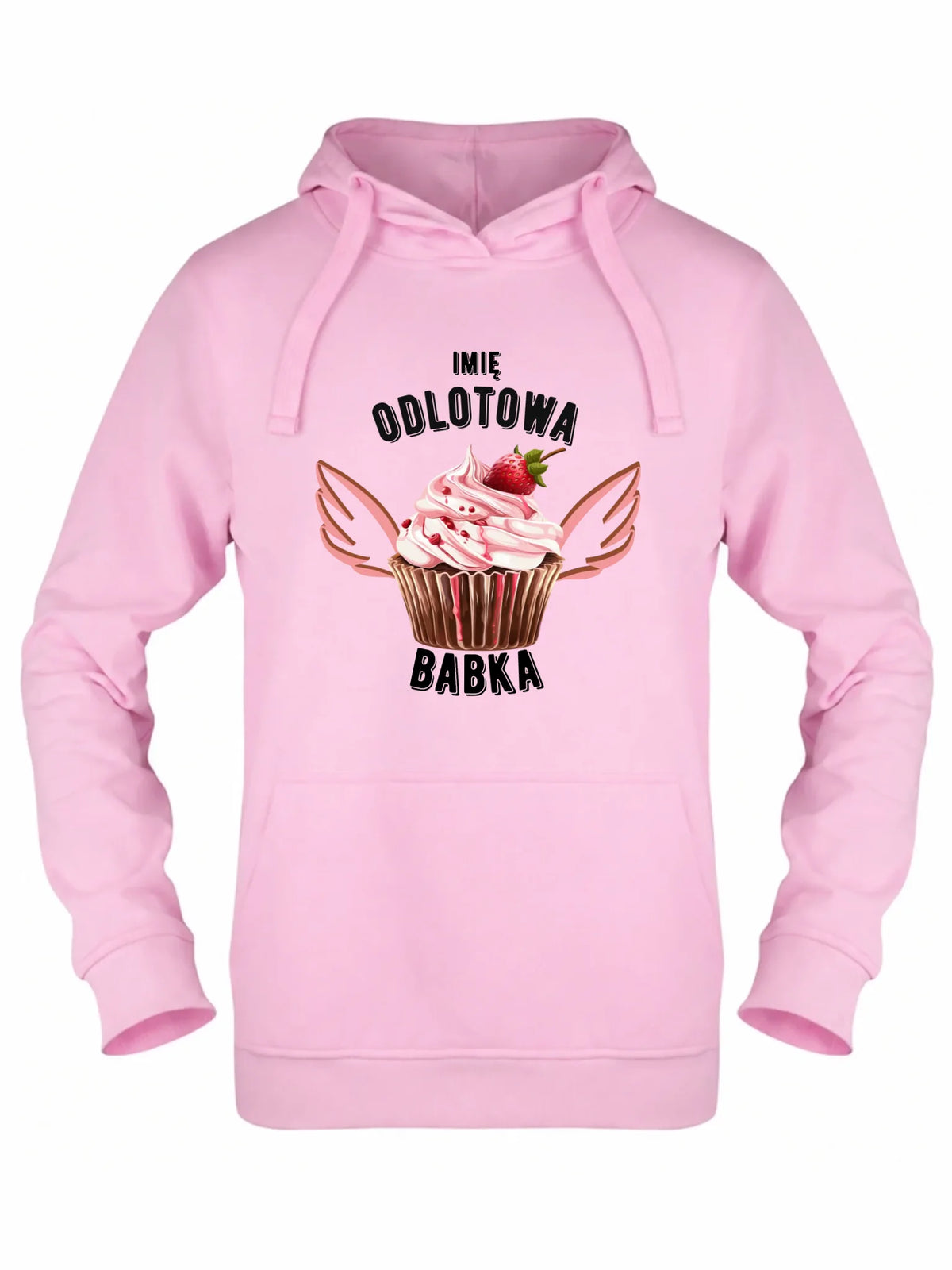 Bluza damska z kapturem - Odlotowa babka - personalizowana DZ06