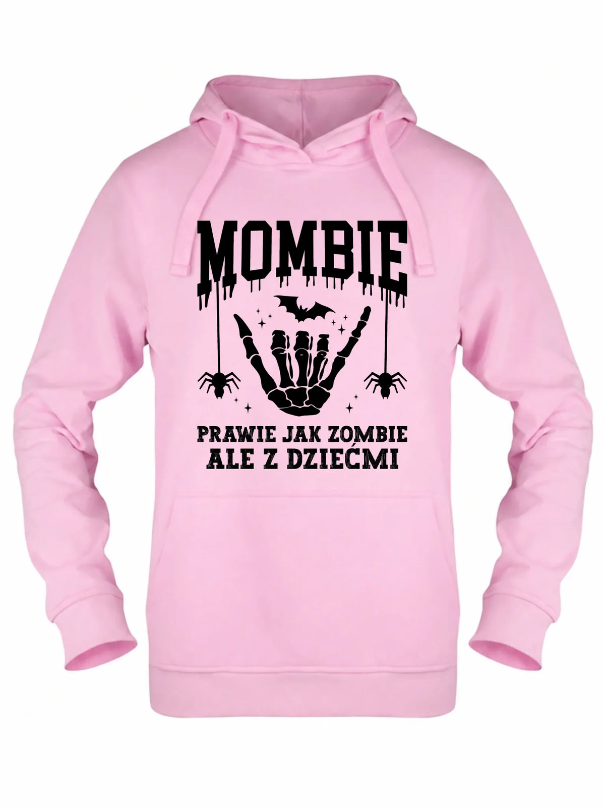 Bluza damska z kapturem dla mamy - Mombie - zombie z dziećmi HL18