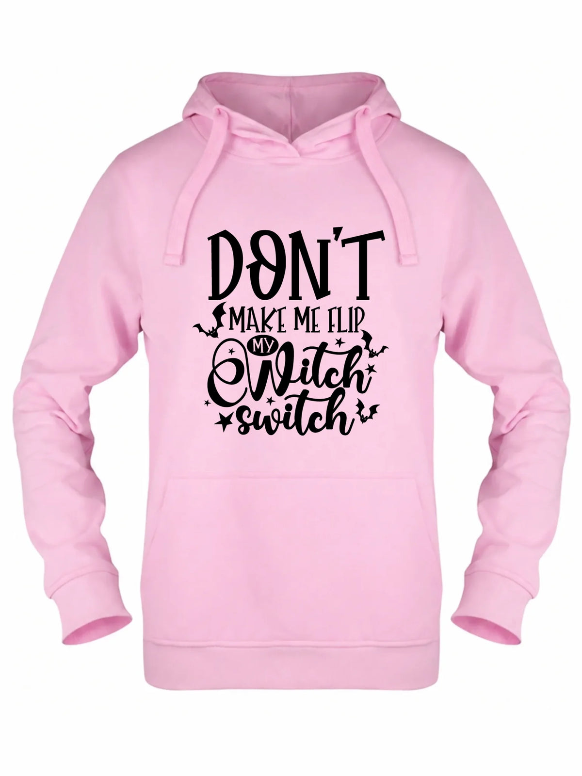 Bluza damska z kapturem na Halloween - Don't make me flip my witch switch - śmieszna HL11