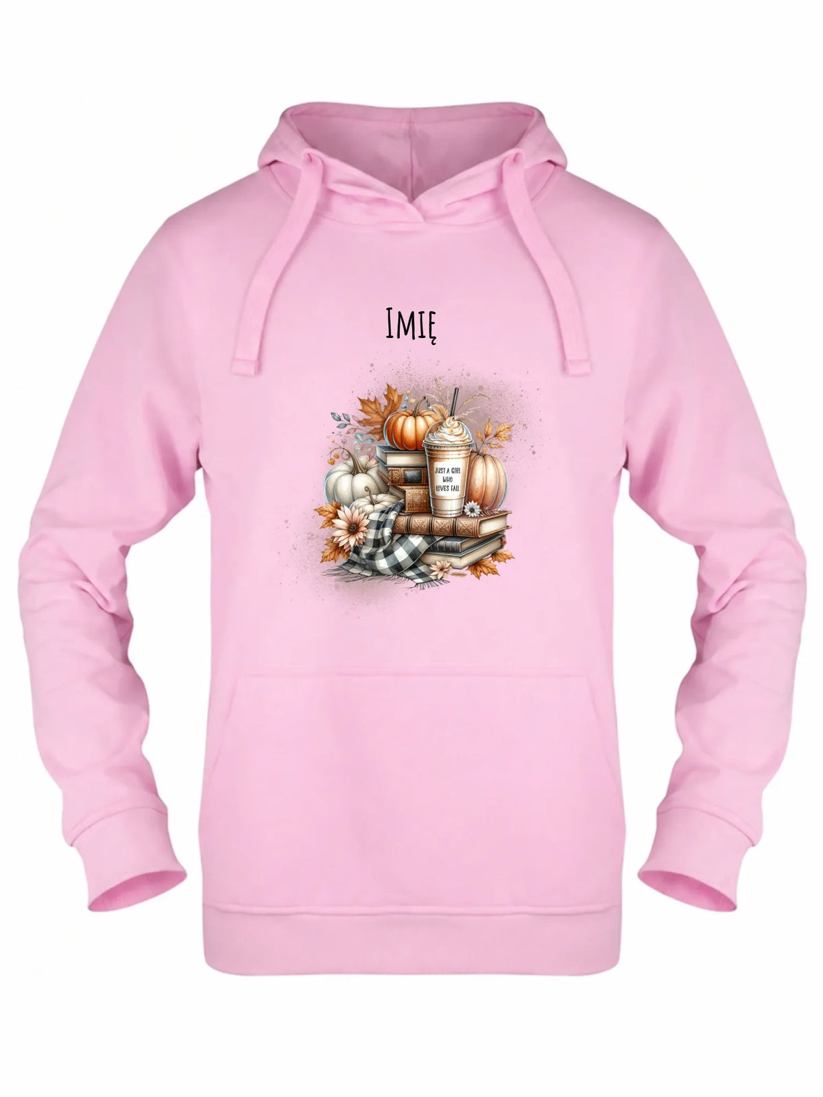 Bluza damska z kapturem jesienna - Książkara - personalizowana JS14