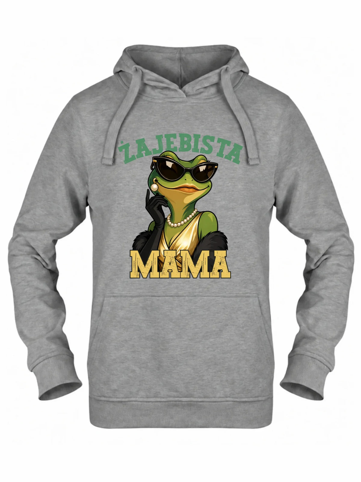 Bluza z kapturem dla mamy - Żajebista Mama Glamour DM48