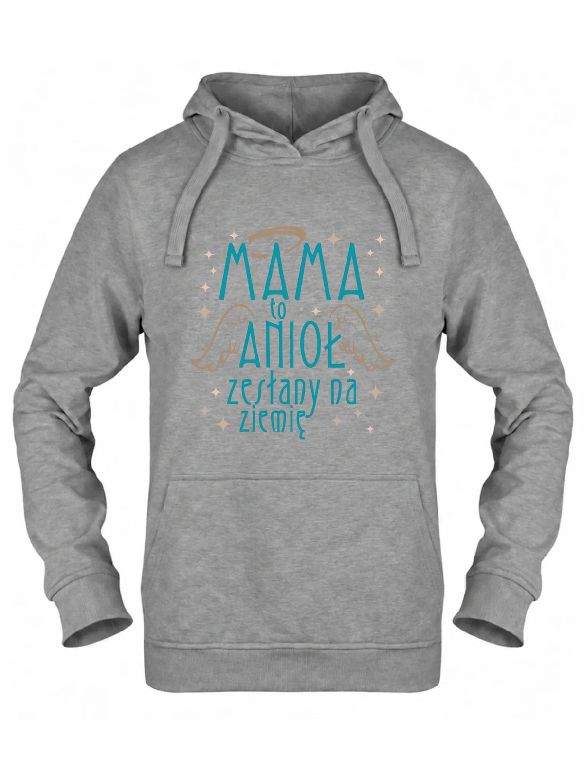Bluza z kapturem dla mamy - Mama to anioł zesłany na ziemię DM30