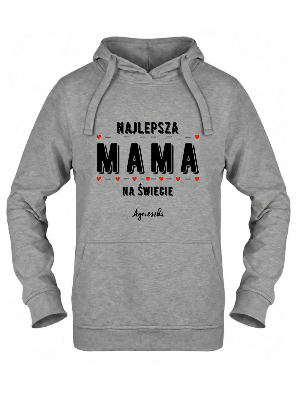 Bluza z kapturem dla mamy - Najlepsza mama - personalizowana DM22