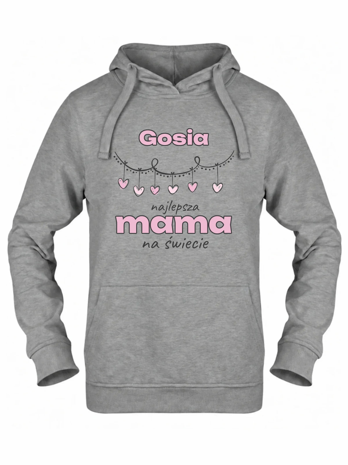 Bluza z kapturem dla mamy - Najlepsza Mama - personalizowana DM27