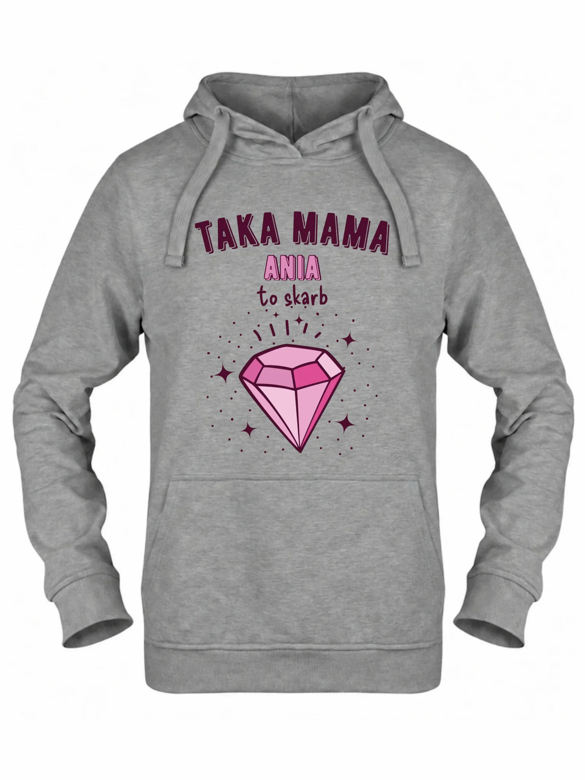 Bluza z kapturem dla mamy - Taka mama to skarb - personalizowana DM18