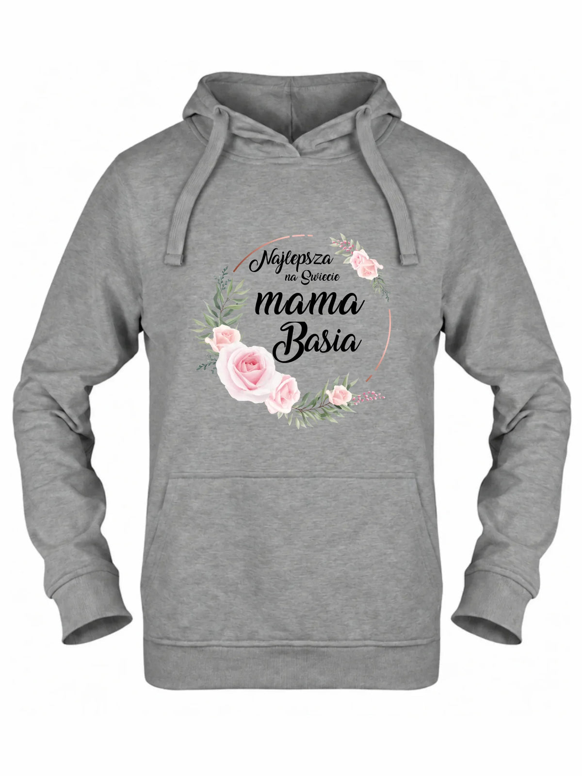 Bluza z kapturem dla mamy - Najlepsza na Świecie mama - personalizowana DM17