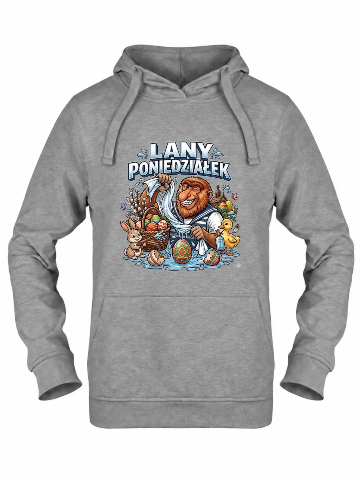 Bluza damska z kapturem wielkanocna - Lany poniedziałek Janusz Nosacz WN38