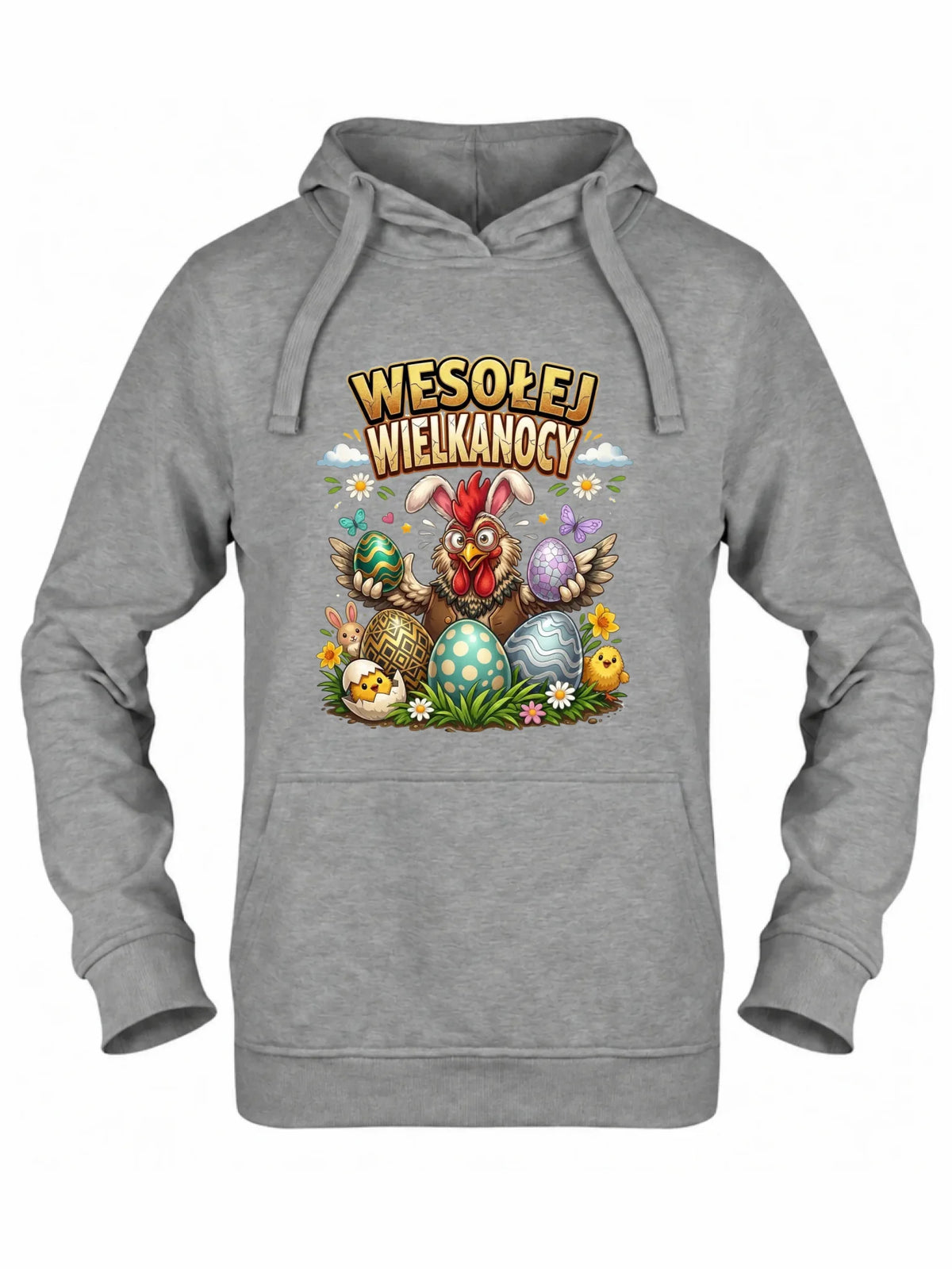 Bluza damska z kapturem wielkanocna - Wesołej Wielkanocy WN20