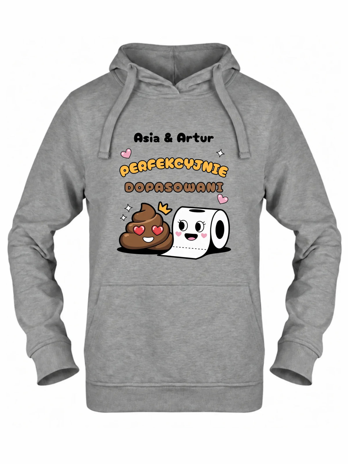 Bluza damska z kapturem - Perfekcyjnie dopasowani - personalizowana W81