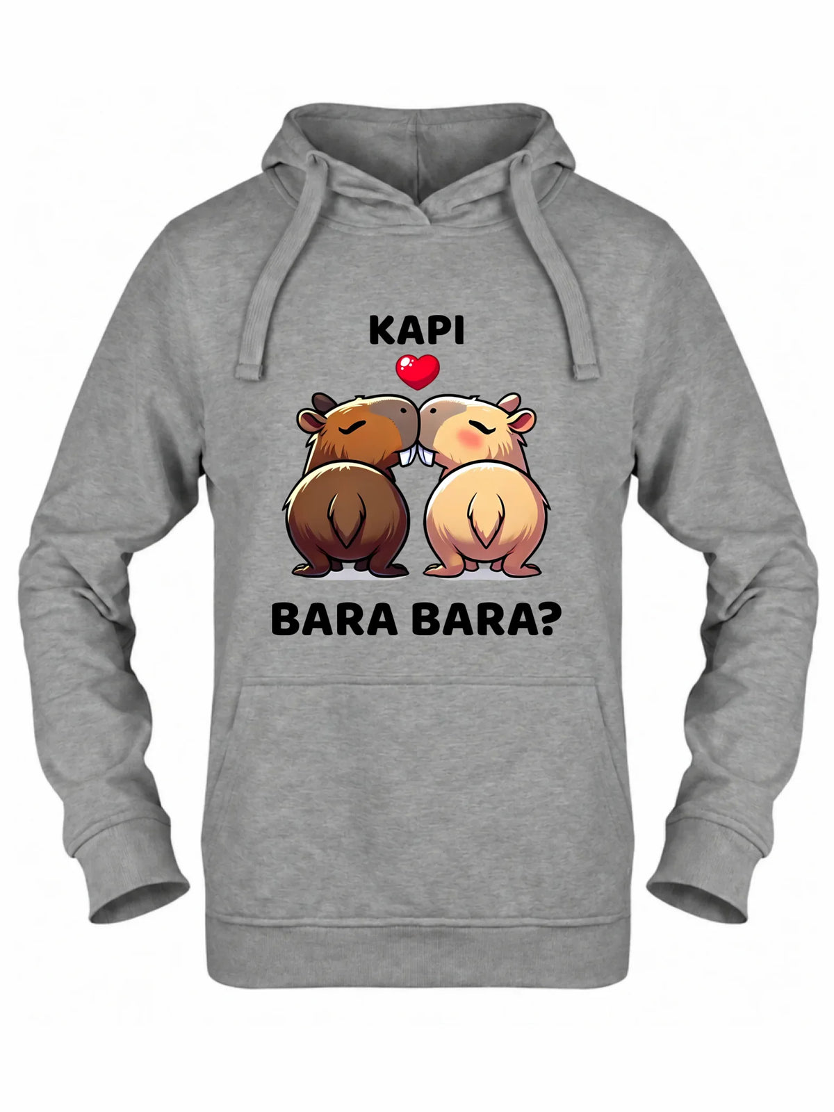 Bluza damska z kapturem - Kapibara bara bara W86