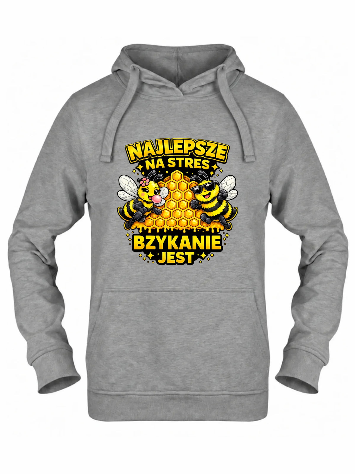 Bluza damska z kapturem - Najlepsze na stres bzykanie jest W79
