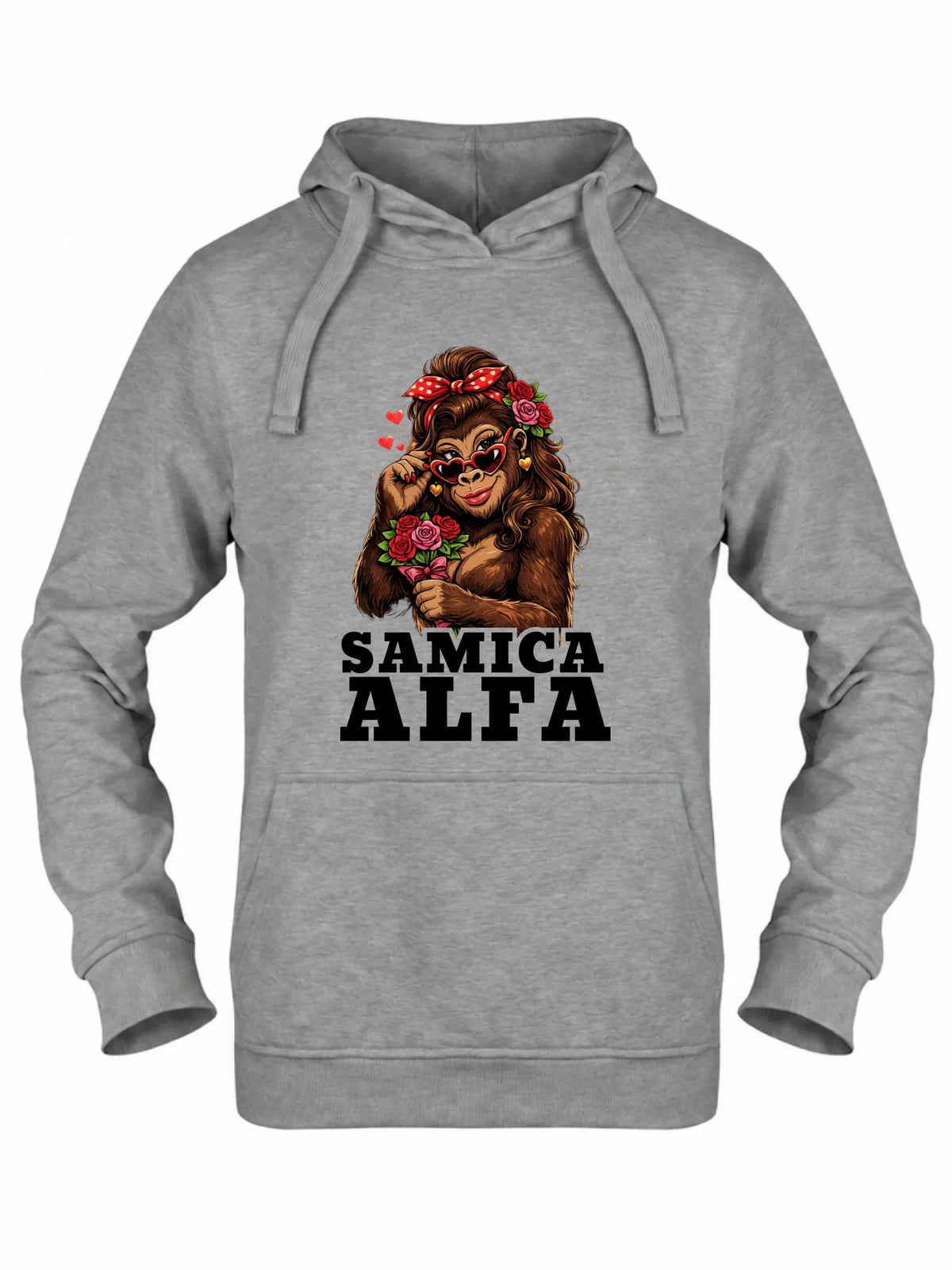 Bluza damska z kapturem - Samica Alfa W75