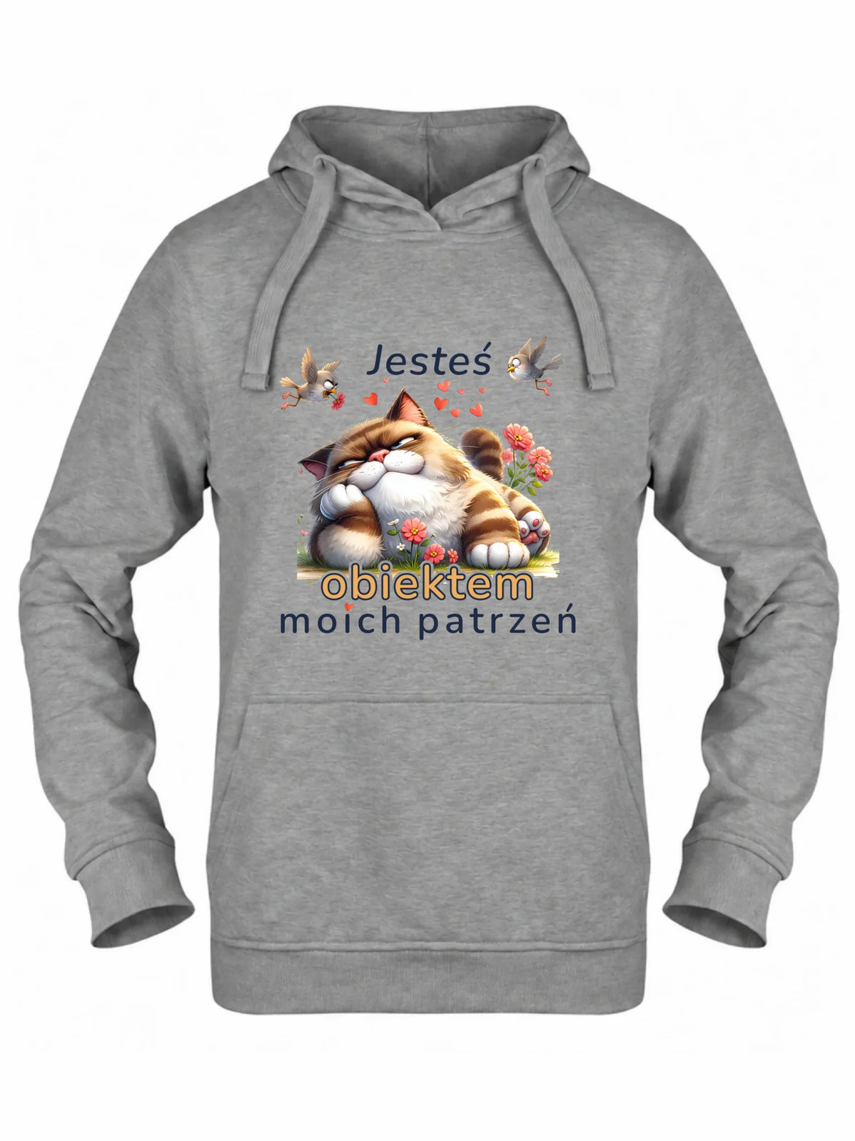 Bluza damska z kapturem - Jesteś obiektem moich patrzeń W68