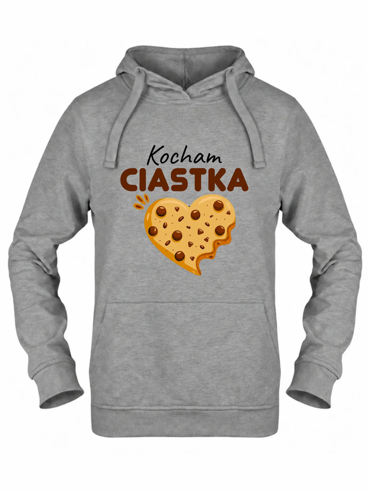Bluza damska z kapturem - Kocham Ciastka W53