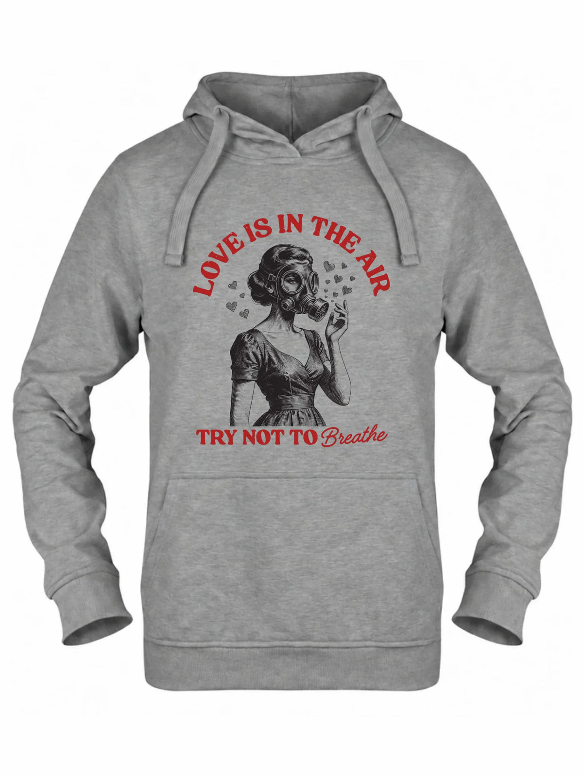 Bluza damska z kapturem - Love is in the air W43