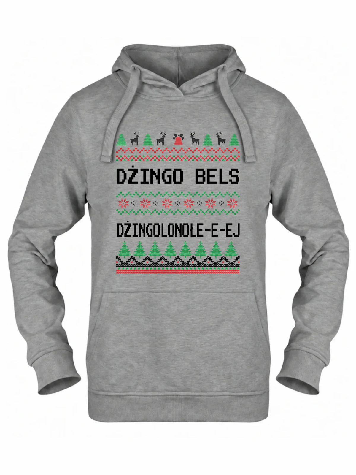 Bluza damska z kapturem świąteczna - prezent na Święta - Dżingo bels BN11