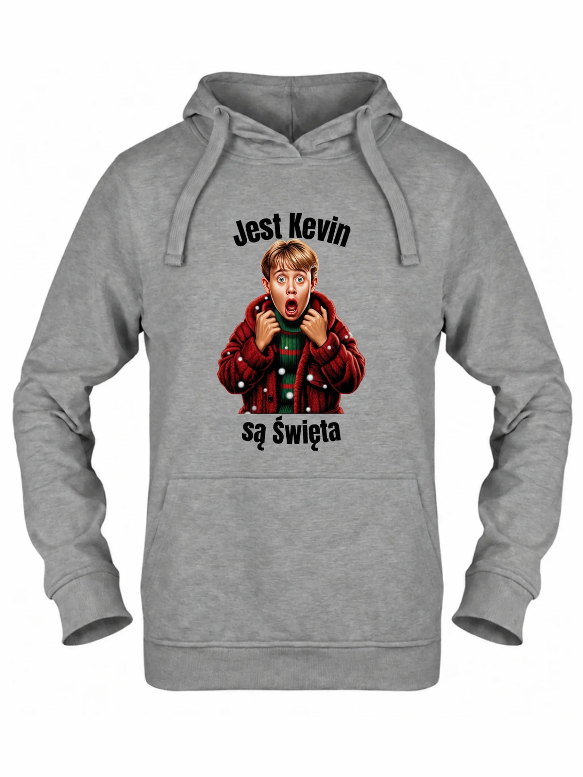 Bluza damska z kapturem świąteczna - Jest Kevin są święta BN27