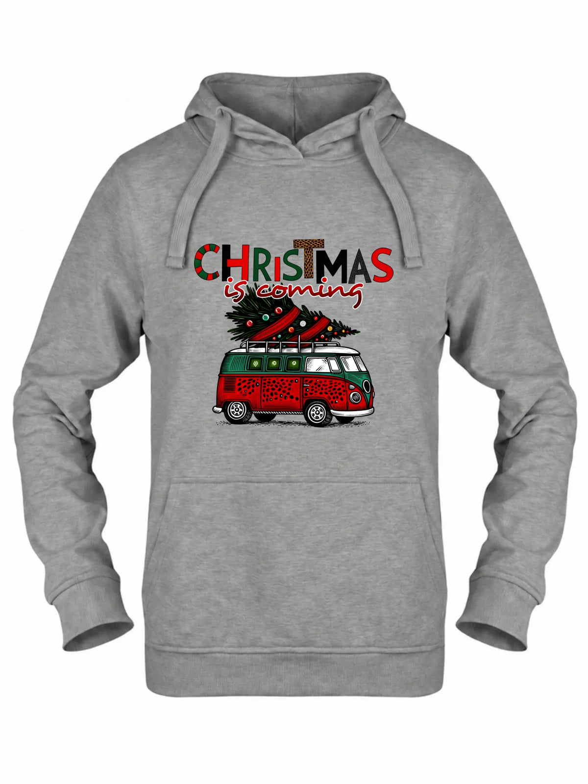Bluza damska z kapturem świąteczna - Kamper Christmas is coming BN42