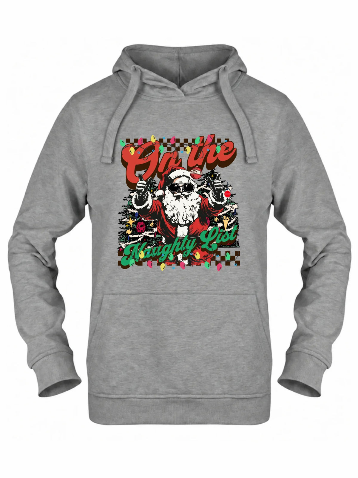 Bluza damska z kapturem świąteczna - On the Naughty List BN50
