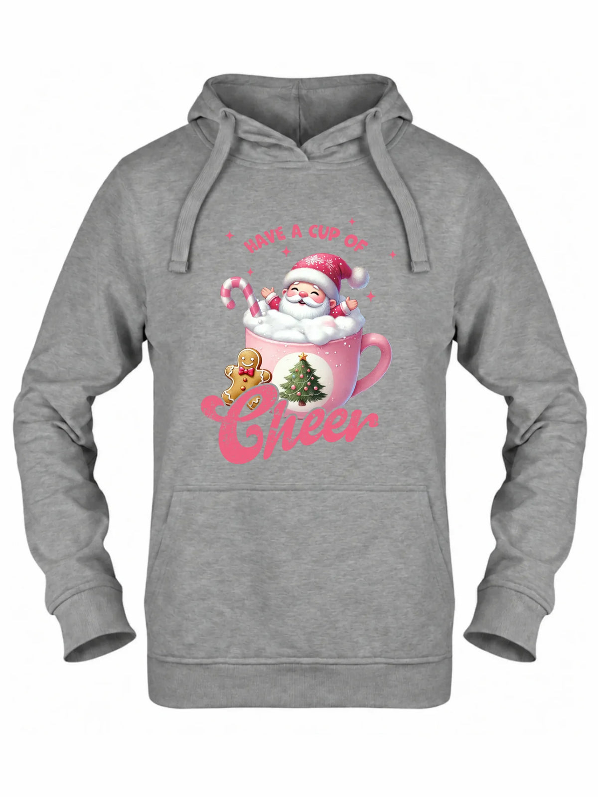Bluza damska z kapturem świąteczna - Have a cup of cheer BN53