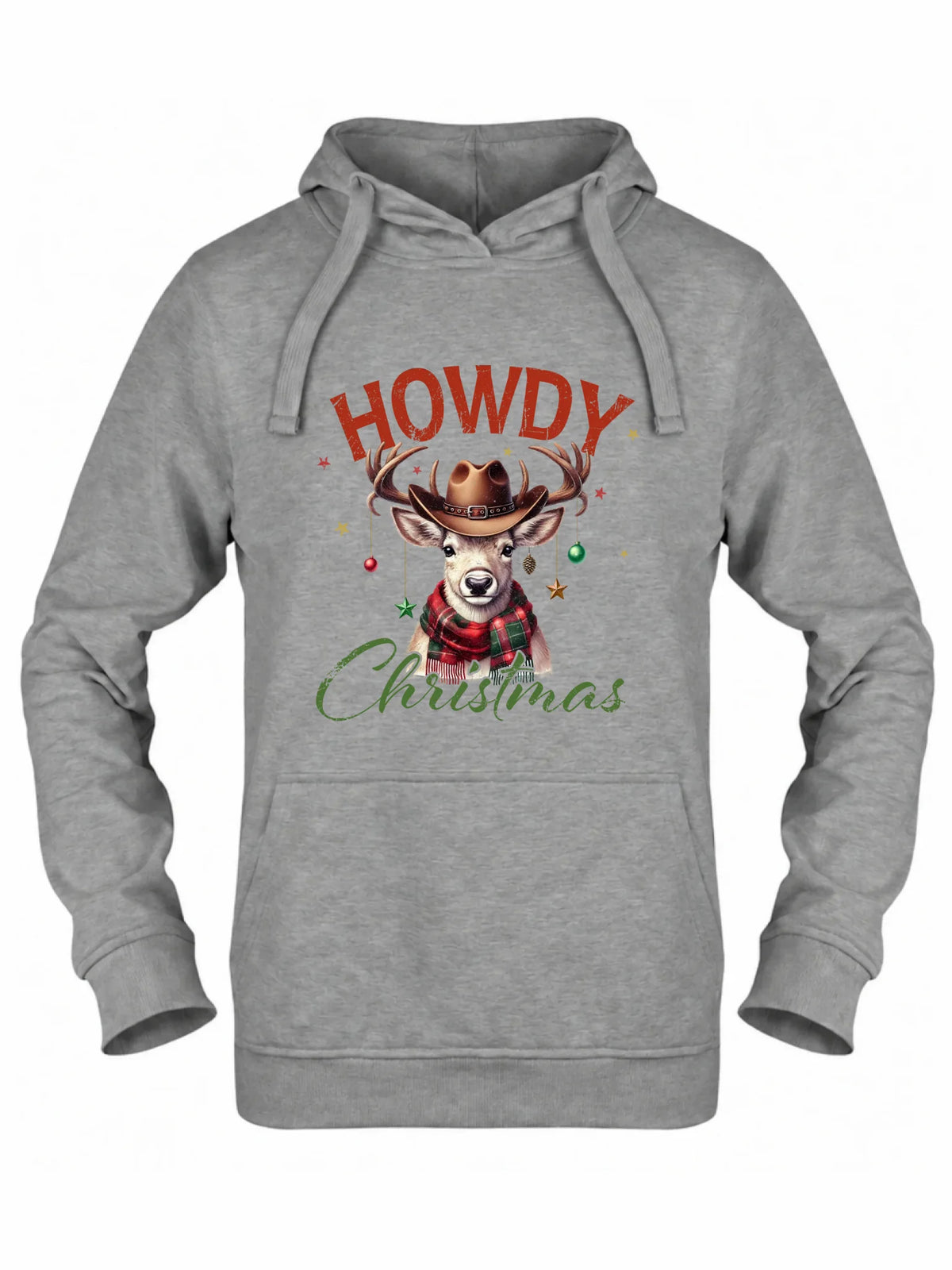 Bluza damska z kapturem świąteczna - Howdy Christmas BN54