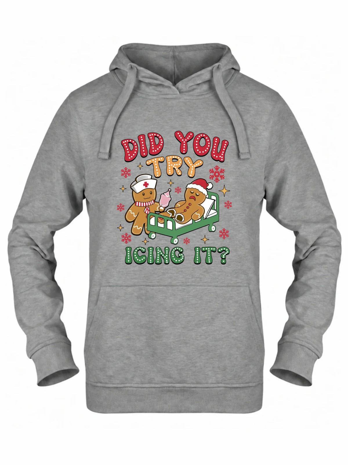 Bluza damska z kapturem świąteczna - Did you try icing it? BN78