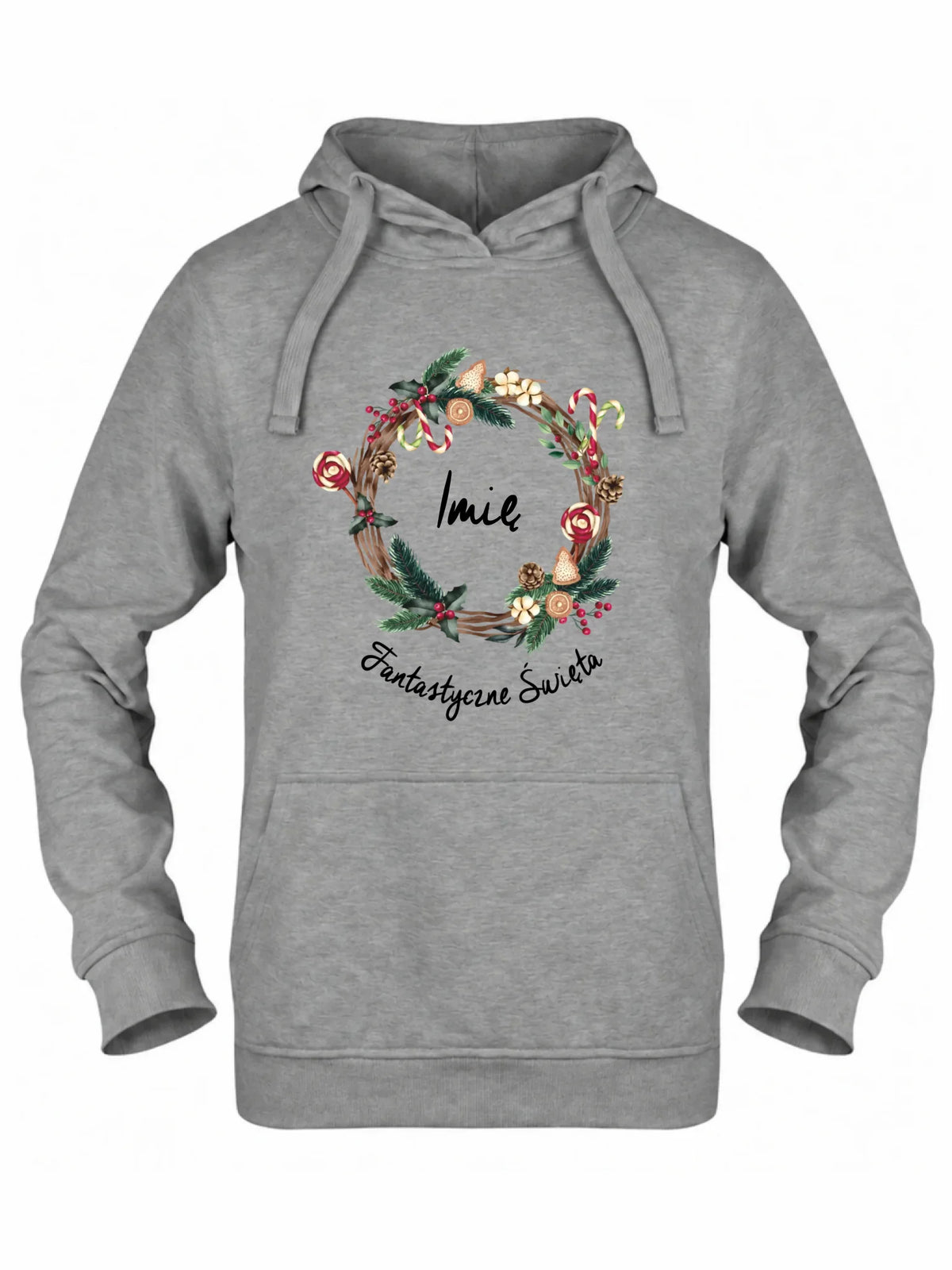 Bluza damska z kapturem świąteczna - Fantastyczne Święta - personalizowana BN14