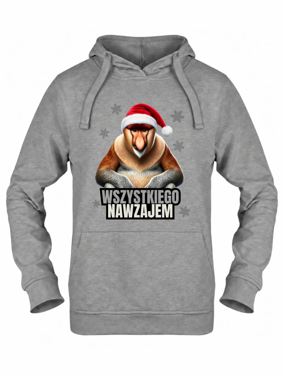 Bluza damska z kapturem świąteczna - Janusz Nosacz - Nawzajem BN110