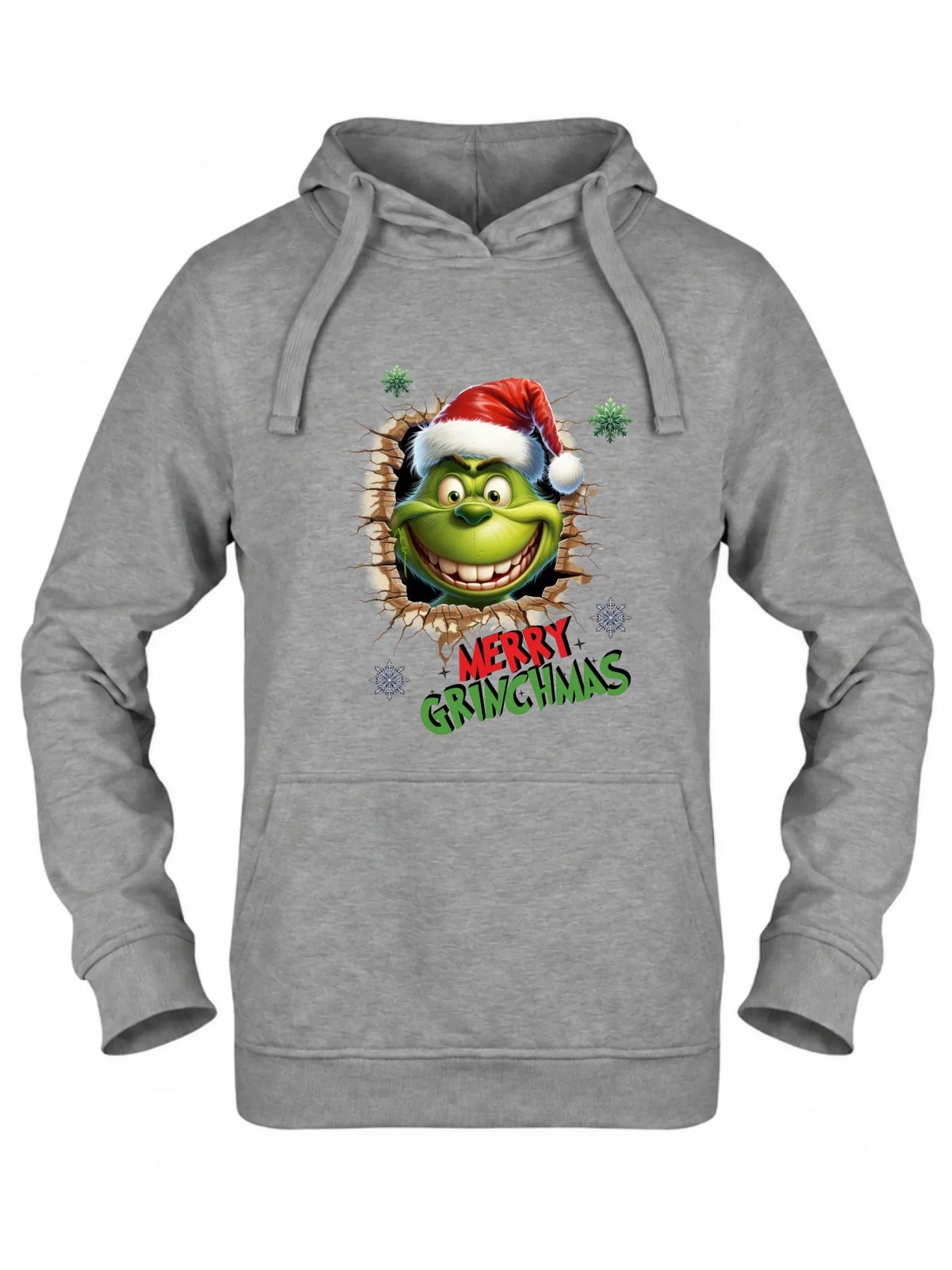 Bluza damska z kapturem świąteczna - Grinch - Merry Grinchmas BN113