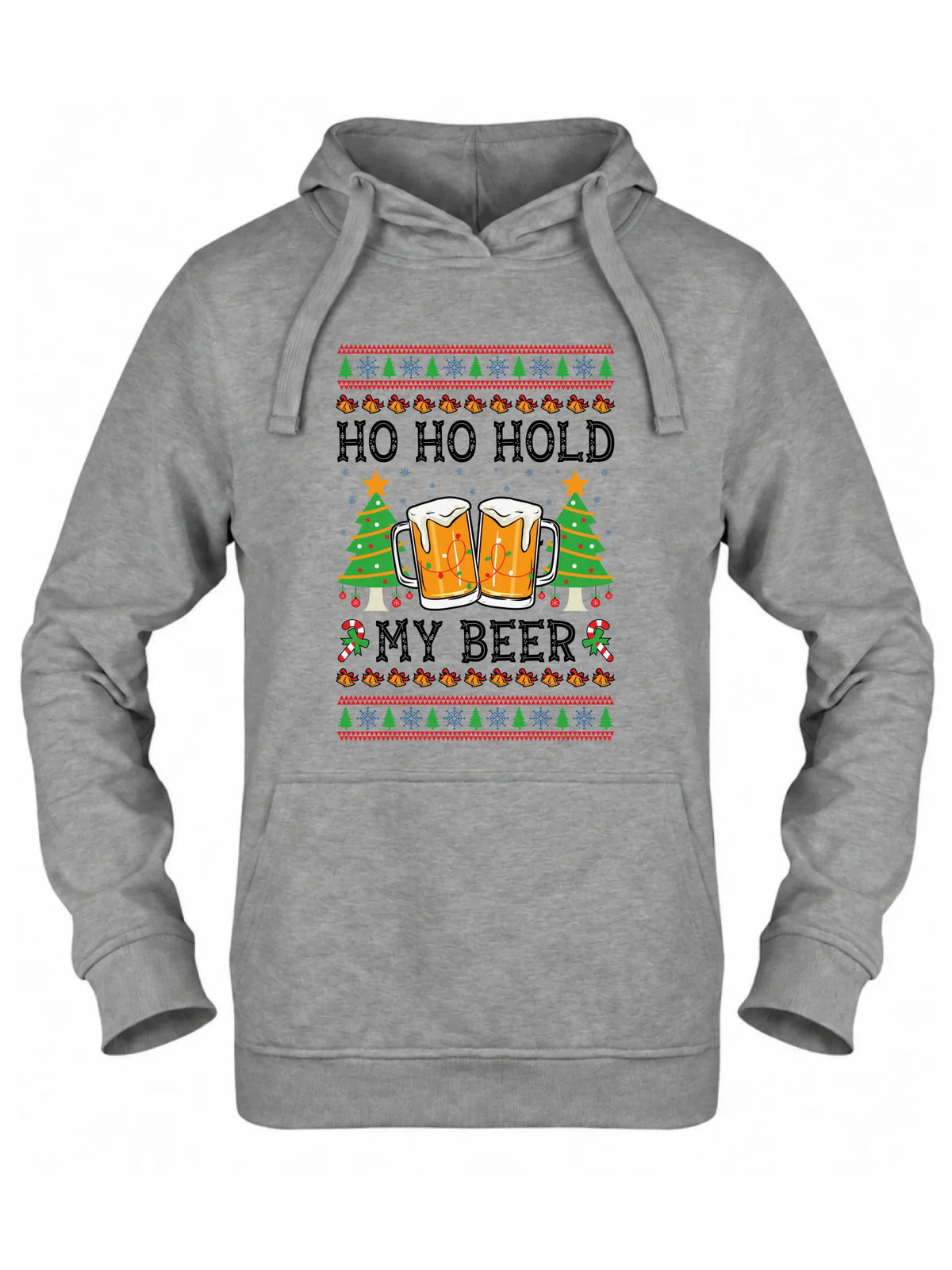 Bluza damska z kapturem świąteczna - Ho ho hold my beer BN131