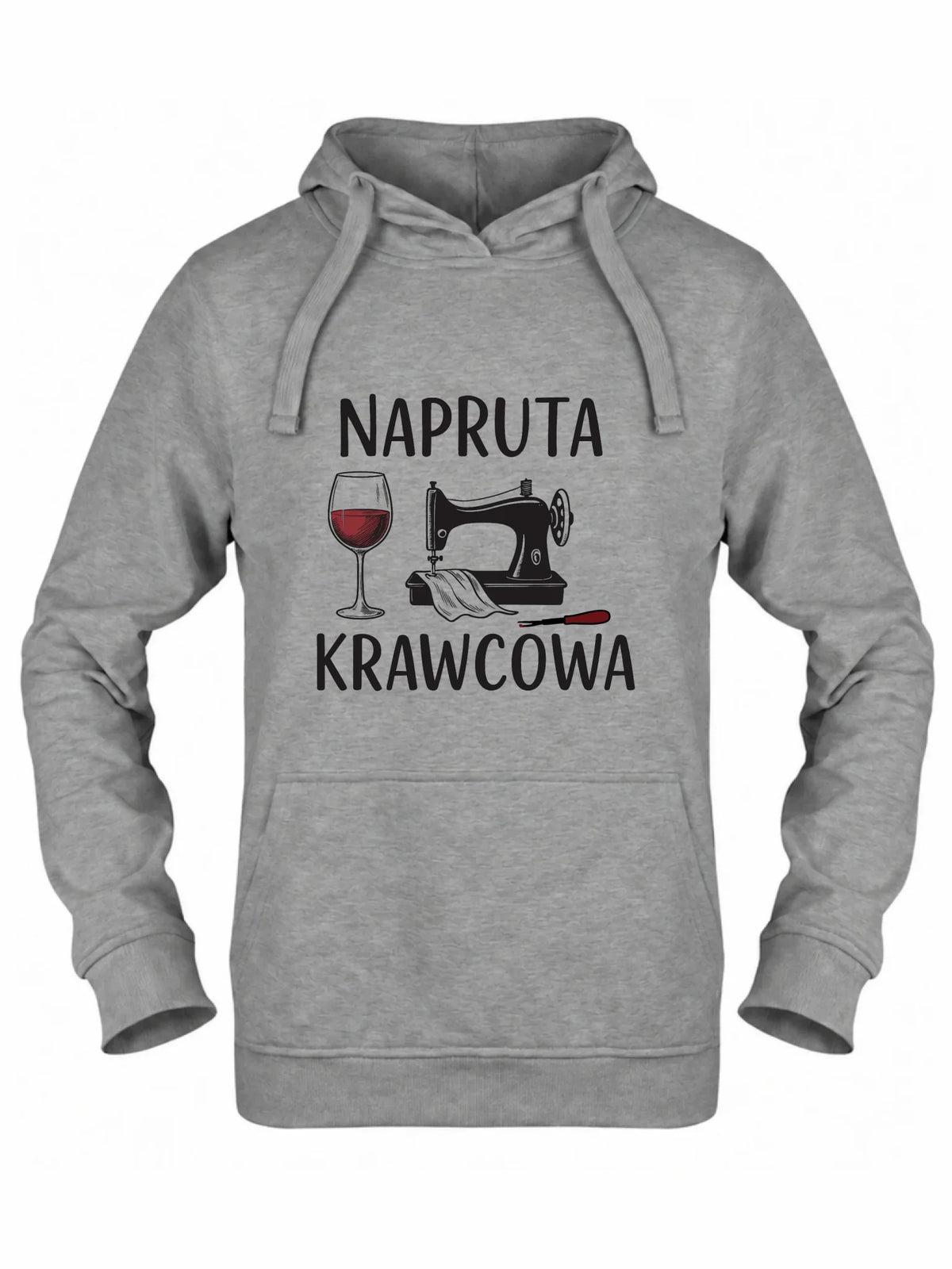 Bluza damska z kapturem szyciowa dla krawcowej - Napruta krawcowa HS25