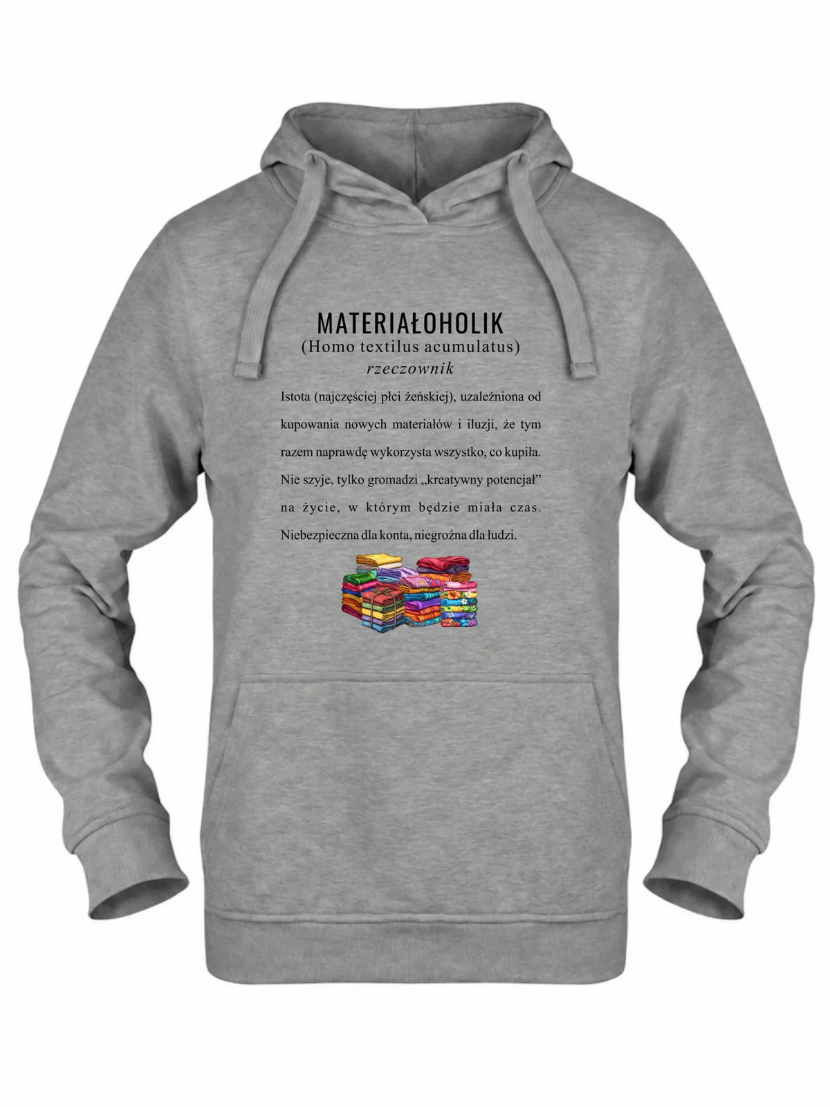 Bluza damska z kapturem szyciowa dla krawcowej - Materiałoholik definicja HS11