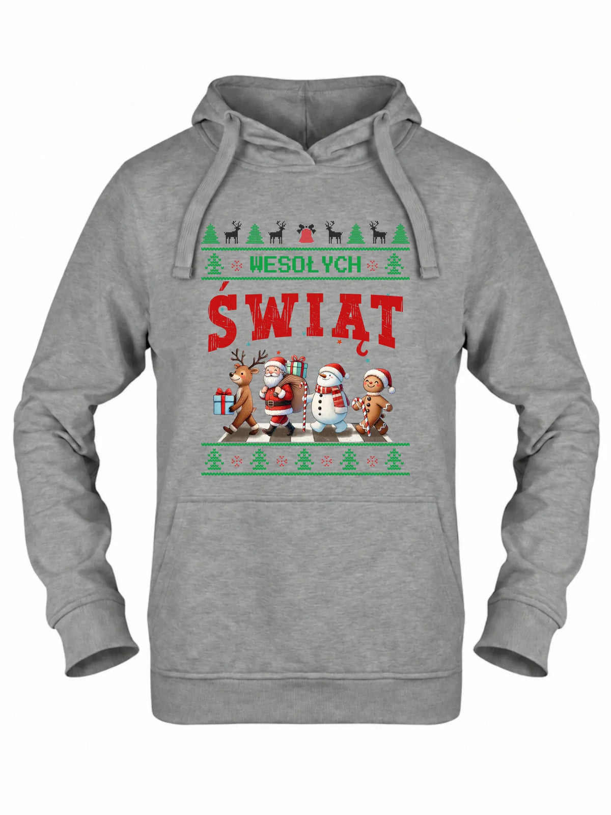 Bluza damska z kapturem świąteczna - Wesołych Świąt BN06