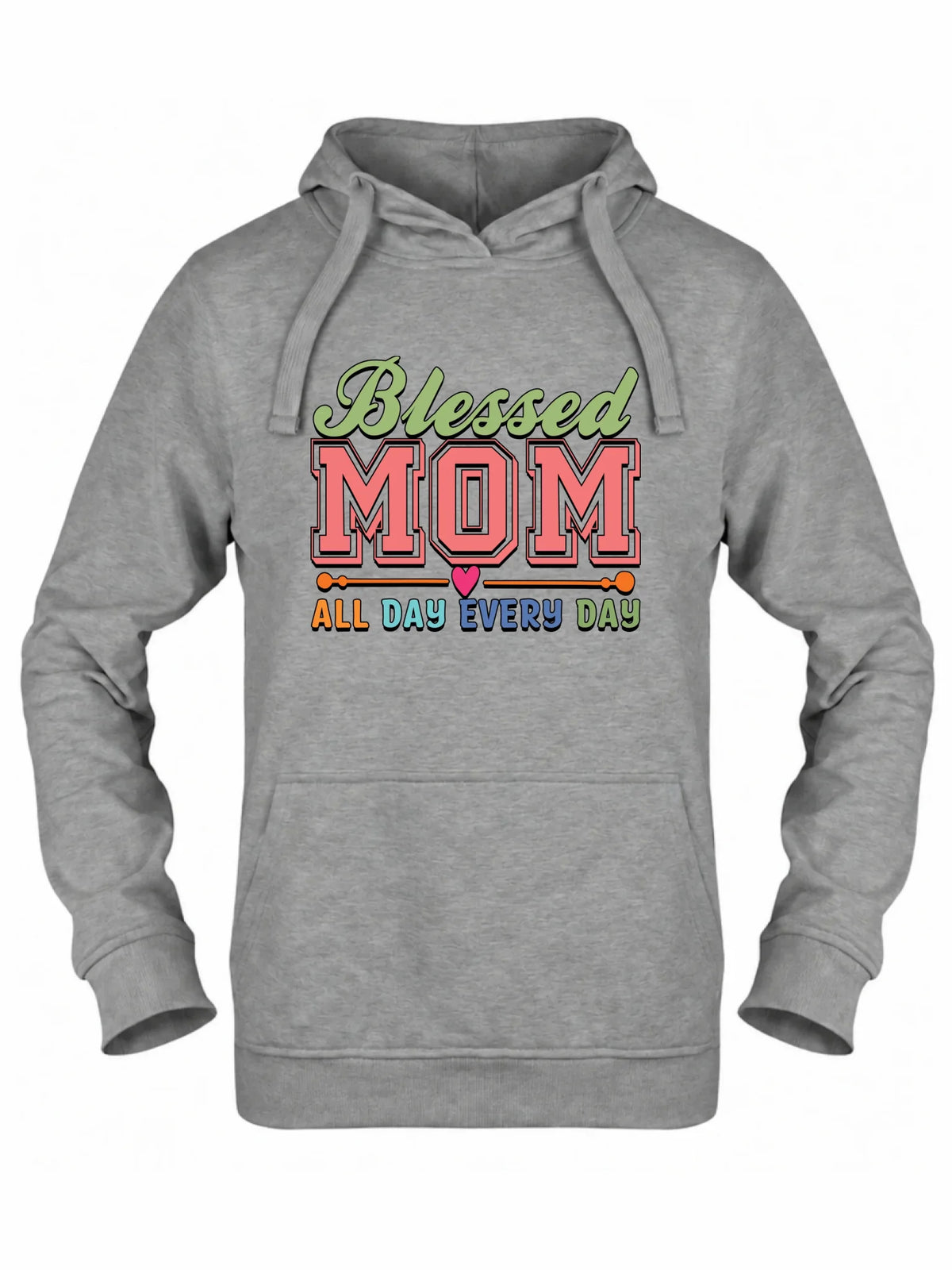 Bluza z kapturem dla mamy dla mamy - Blessed mom all day every day DM36