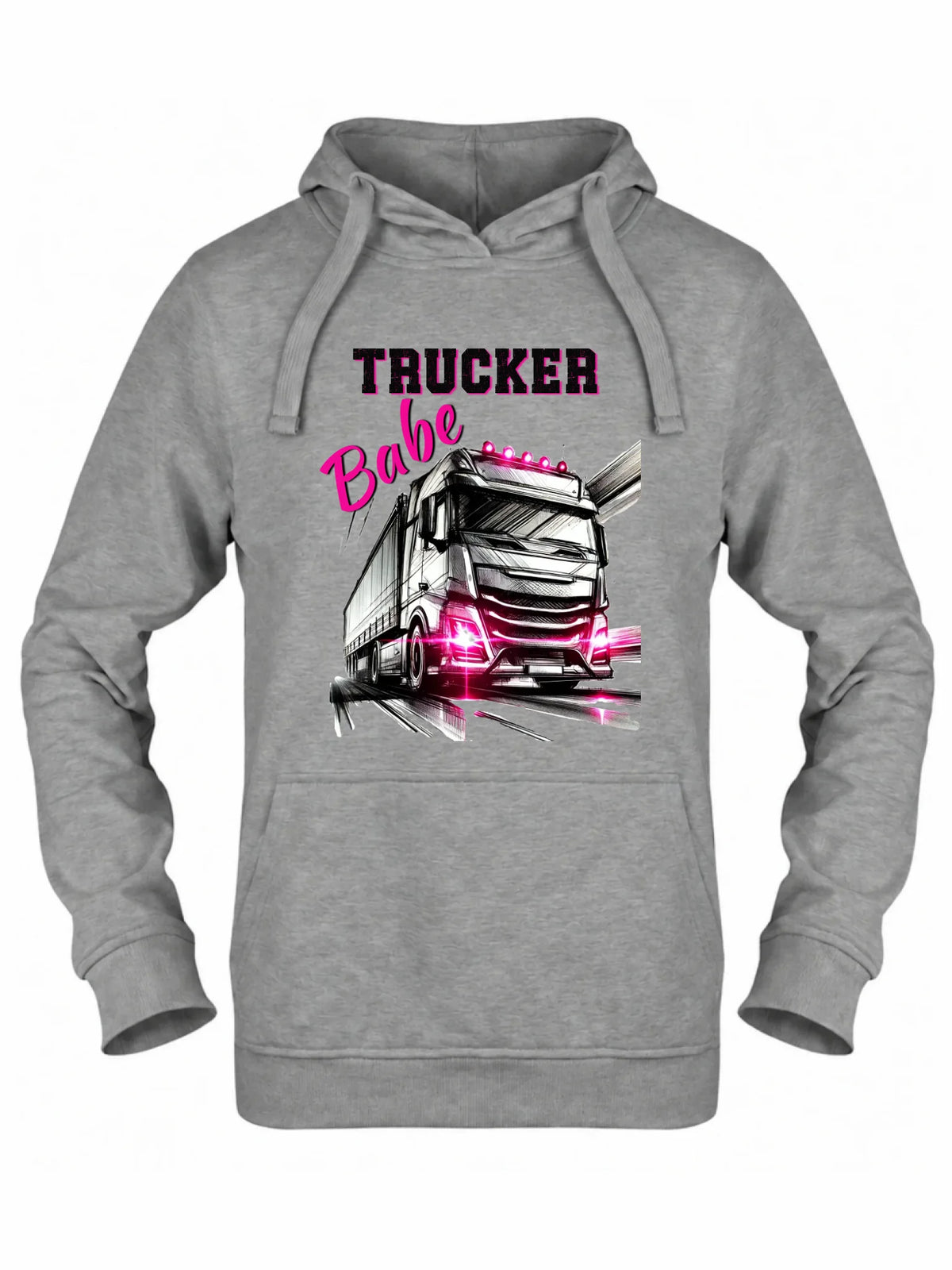 Bluza damska z kapturem - kierowca ciężarówki - Trucker Babe ZKT13