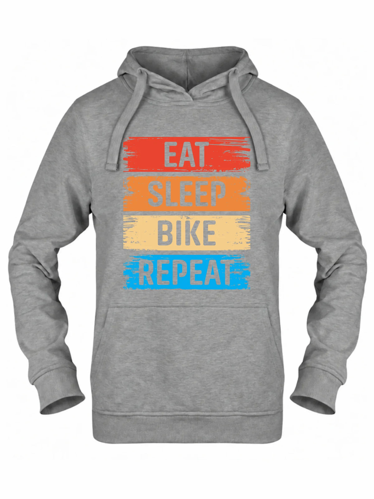 Bluza damska z kapturem na rower - Eat sleep bike repeat HR03