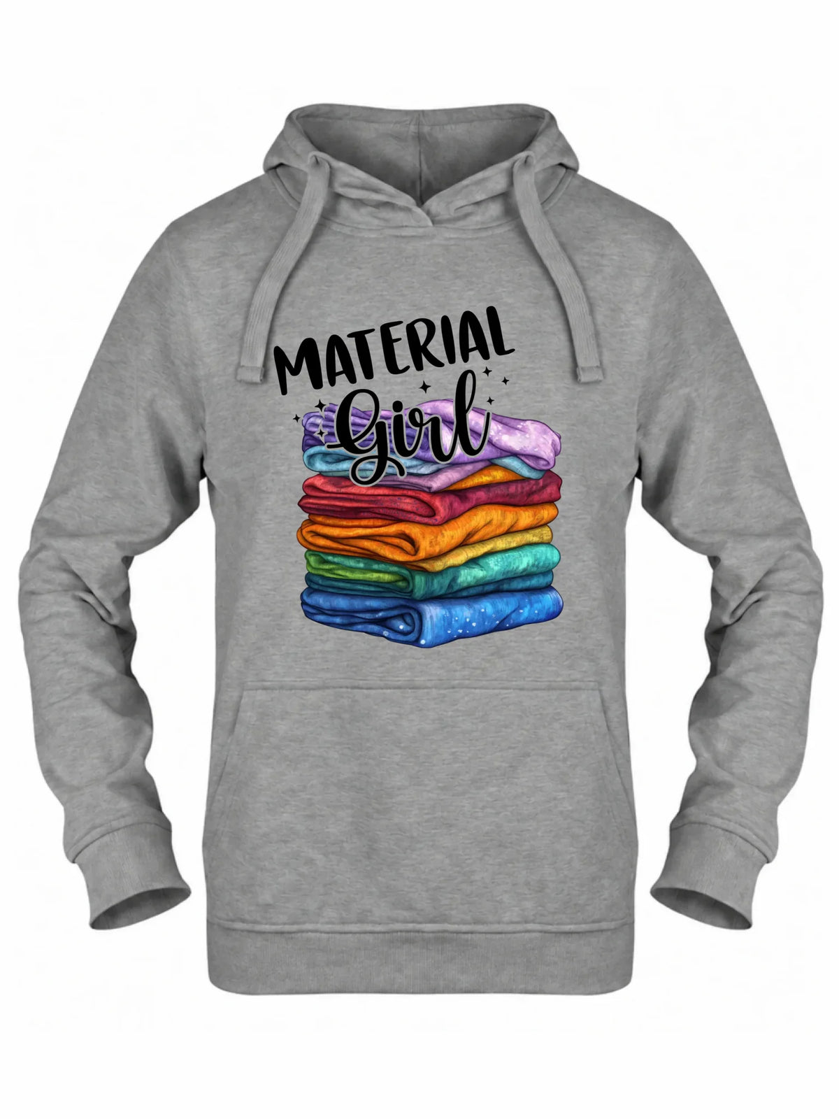 Bluza damska z kapturem szyciowa - prezent dla krawcowej - Material Girl HS02
