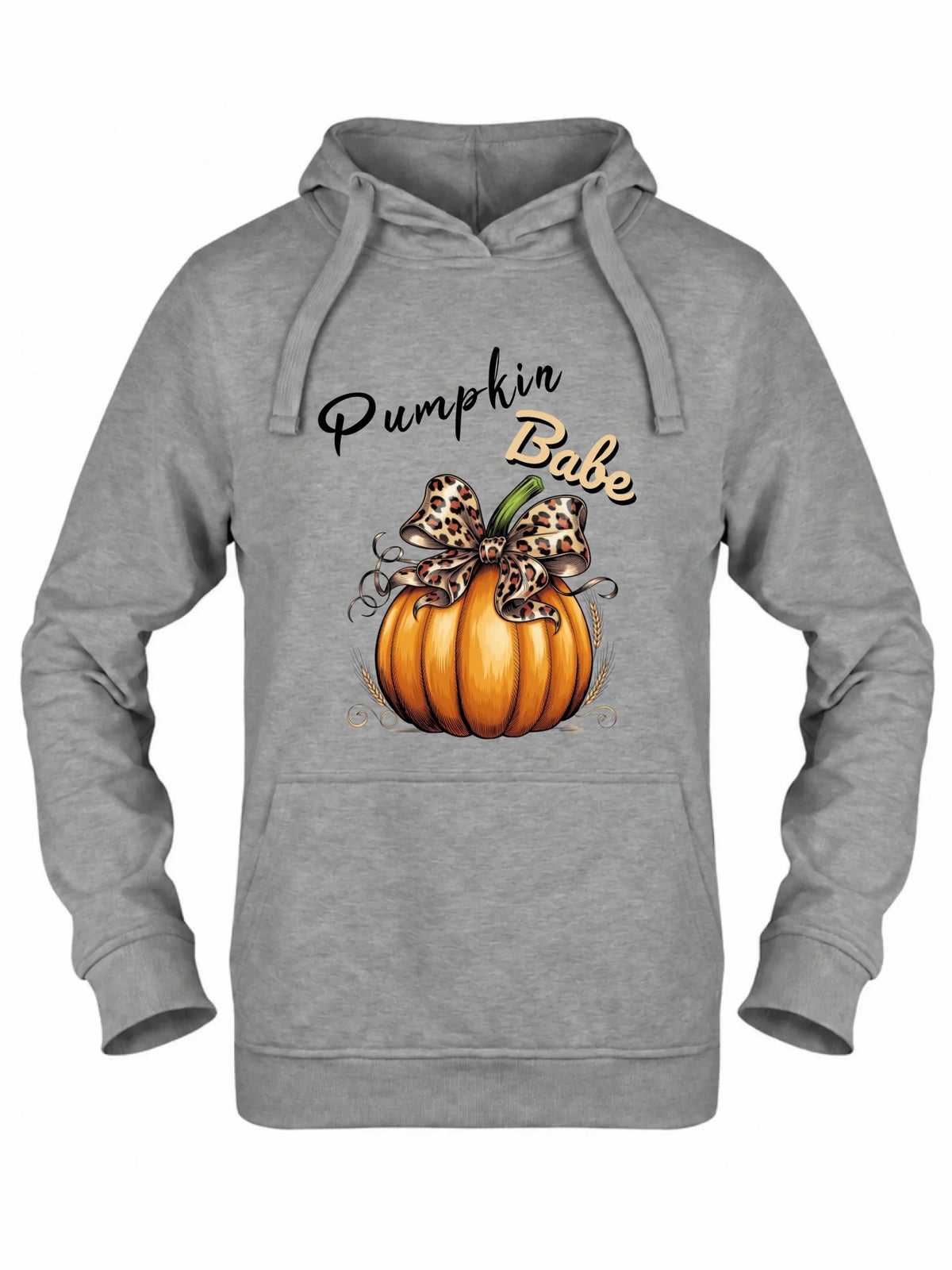 Bluza damska z kapturem jesienna - Pumpkin Babe - dla miłośniczki dyni JS33