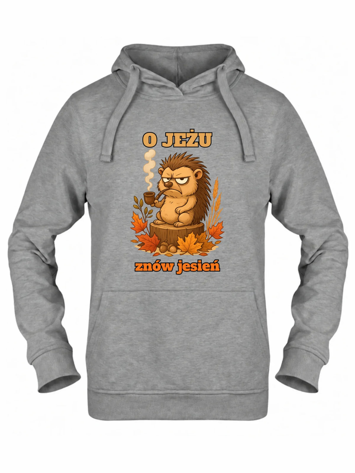 Bluza damska z kapturem jesienna - O jeżu znów jesień JS20