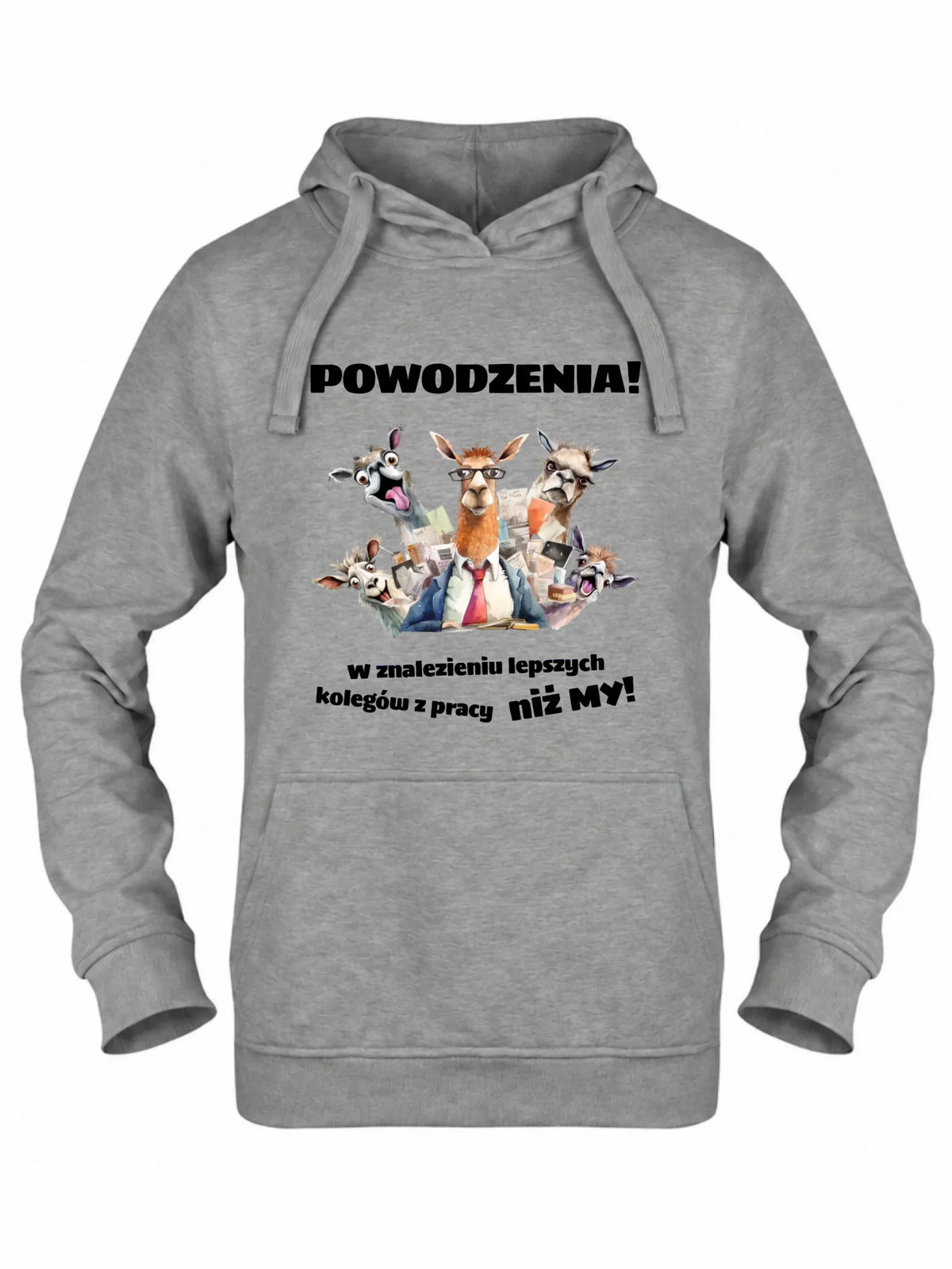 Bluza damska z kapturem na odejście z pracy - Powodzenia w znalezieniu lepszych kolegów OP08
