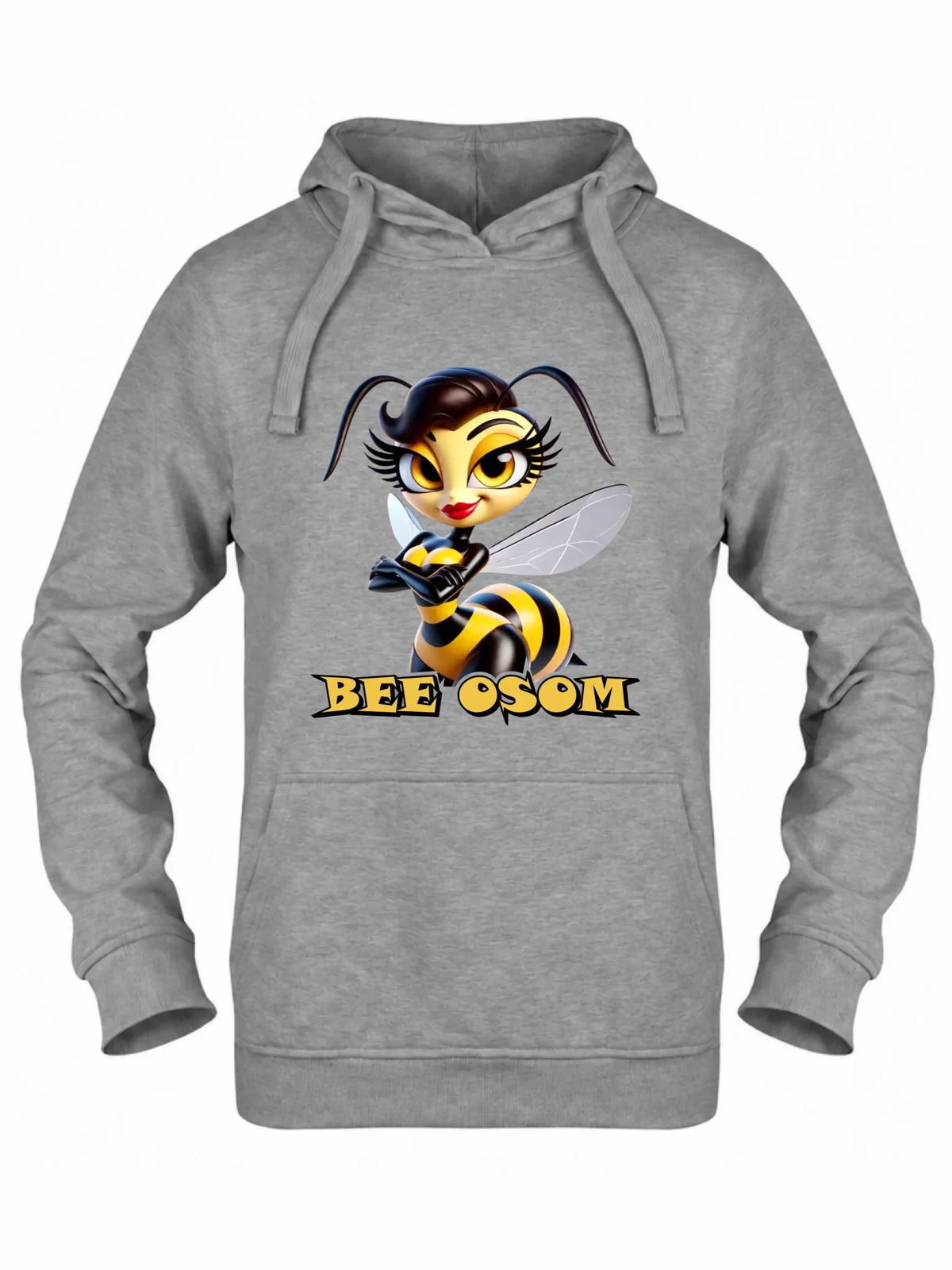 Bluza damska z kapturem - Bee Osom - Jestem niesamowita DZ11