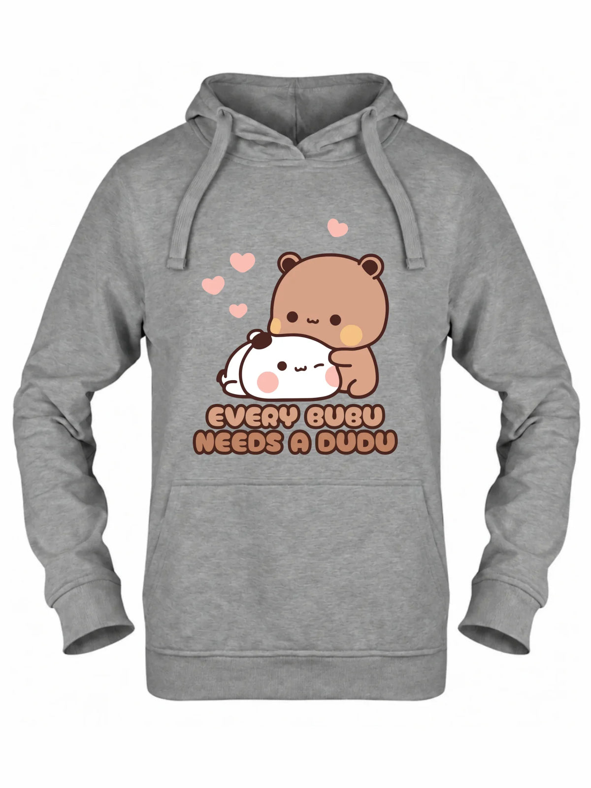 Bluza damska z kapturem dla par - Every Bubu needs a Dudu W33