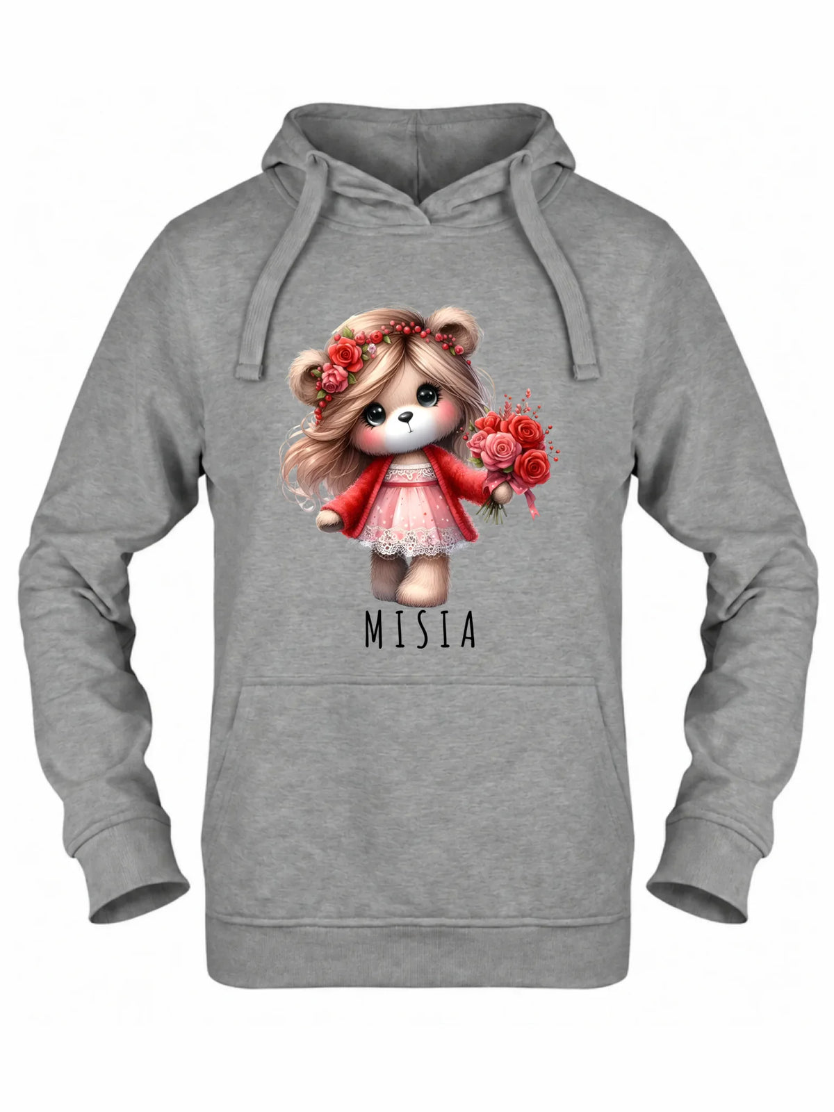 Bluza damska z kapturem - Misia W35