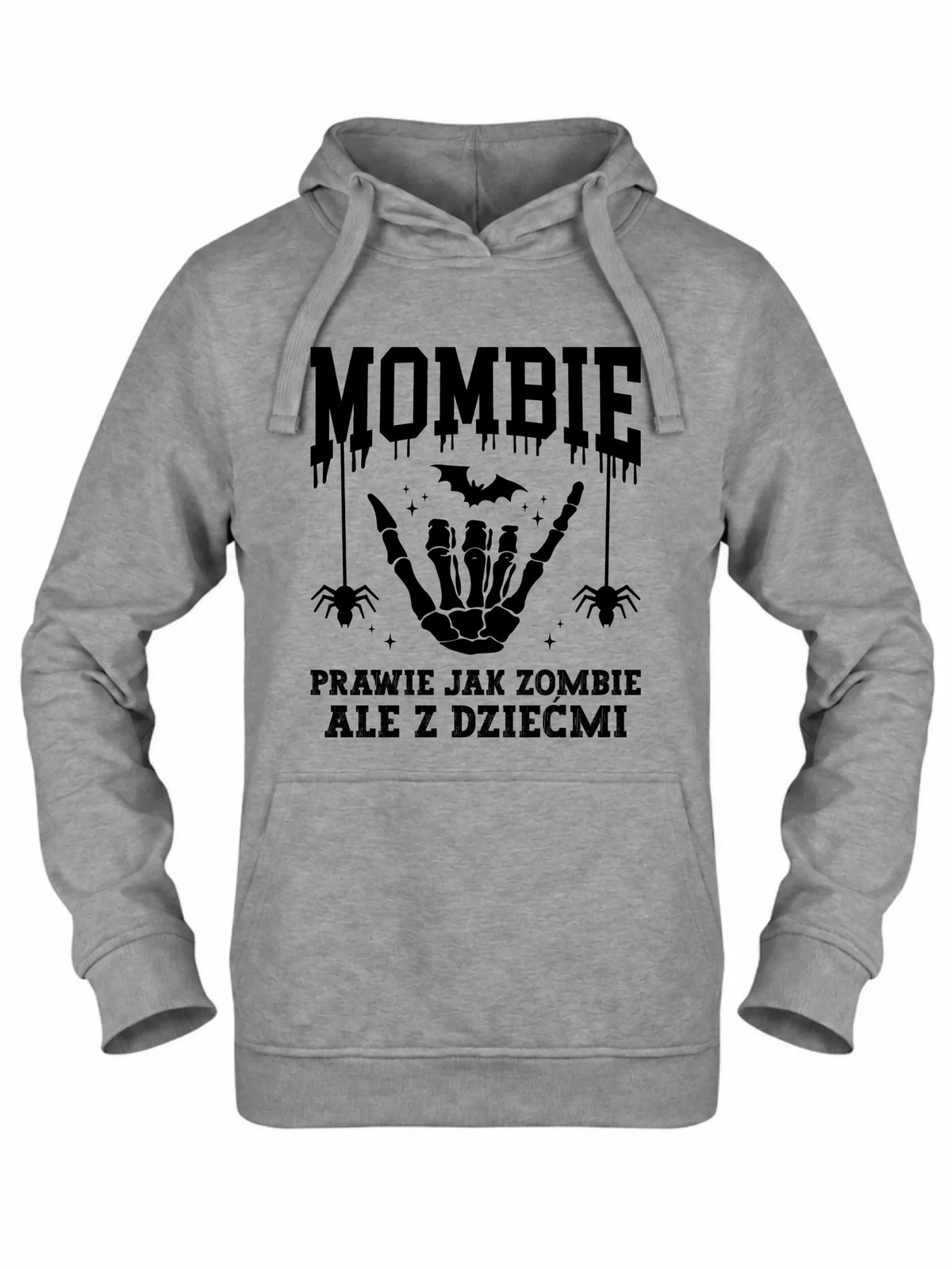 Bluza damska z kapturem dla mamy - Mombie - zombie z dziećmi HL18
