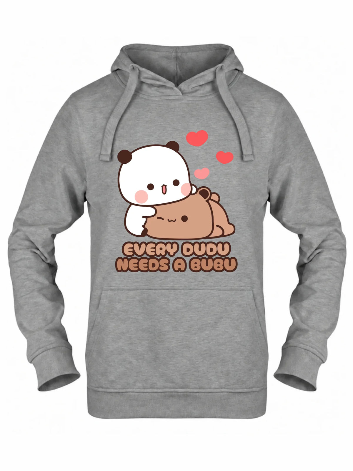 Bluza damska z kapturem dla par - Every Dudu needs a Bubu W32